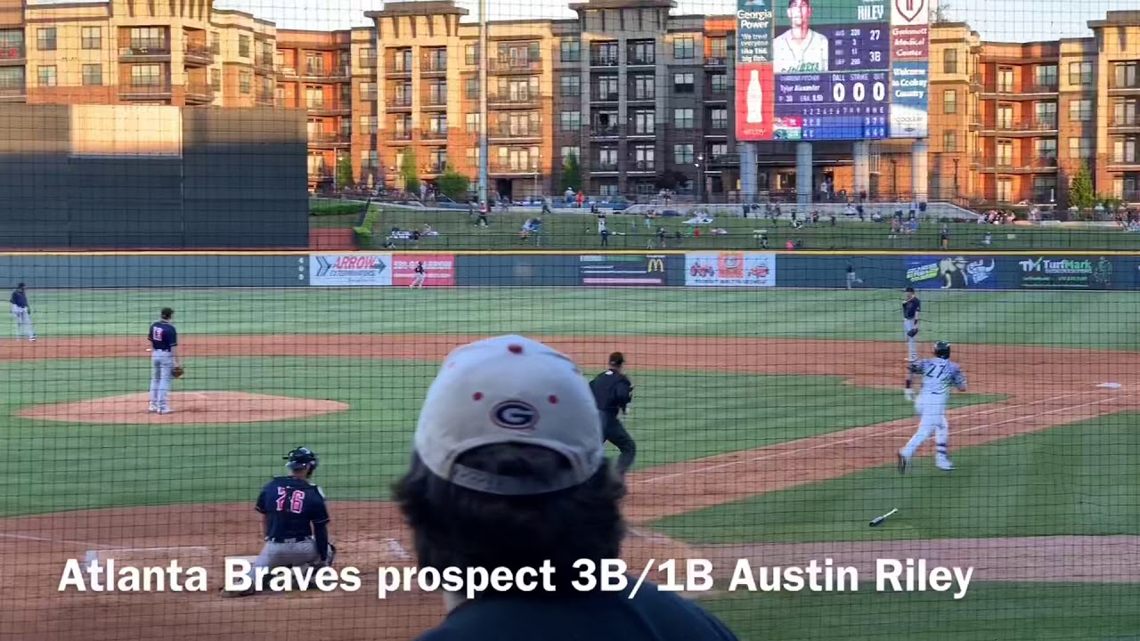 Austin Riley 3b Atlanta Braves prospect 3B/1B Austin Riley - YouTube