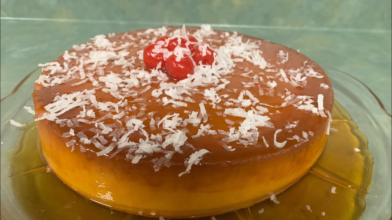 Flan de coco con queso crema ? - YouTube