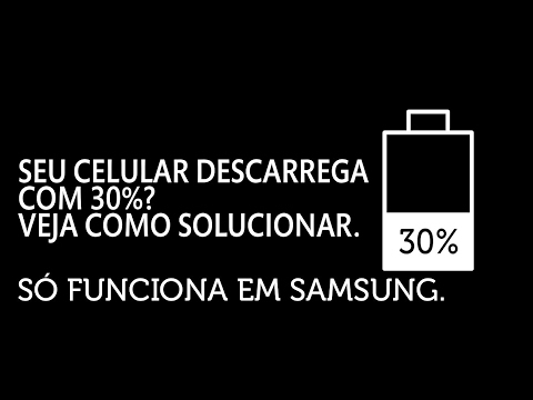 O seu celular desliga com 30% de bateria?Veja como solucionar - Só para Samsung/Sem ROOT.