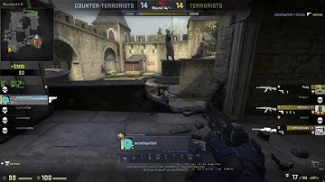 1v4 Clutch CS:GO (with enemy comms)