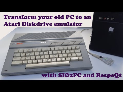 Transform your old PC to an Atari Diskdrive emulator, with