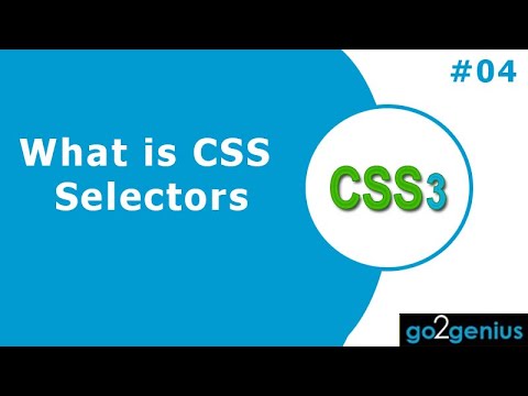 CSS3 Advance tutorial - Lesson 04 # What is CSS Selectors - YouTube