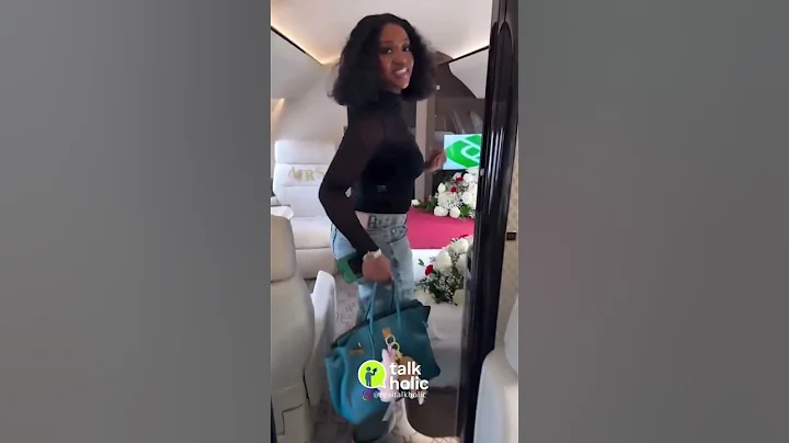 Davido surprises Chioma with flowers on his jet 🛩️ All roads lead to Miami💍 #davidochioma #davido