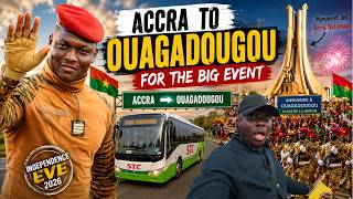 Moved From Accra to Ouagadougou for BURKINA FASO Independence Day 2026 🇧🇫