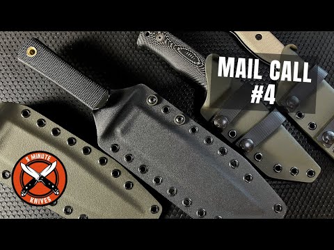 Cold Steel Scout Recon and Custom Sheaths - Mail call 