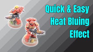 Quick & Easy Heat Bluing Effect For Your Miniatures #warhammer #miniaturepainting #tabletopgaming