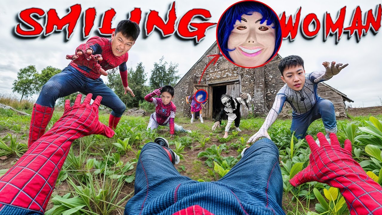 SPIDERMAN PARKOUR Vs SMILING WOMAN | Escape In Real Life Horror (Real Life Horror) #2| Epic POV