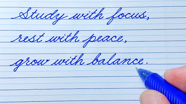 Cursive Writing Quote 61 | Cursive Handwriting Practice | Cursive Letters | How to write in cursive