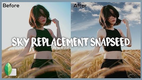 EASY SKY REPLACEMENT using SNAPSEED || Underrated Colors