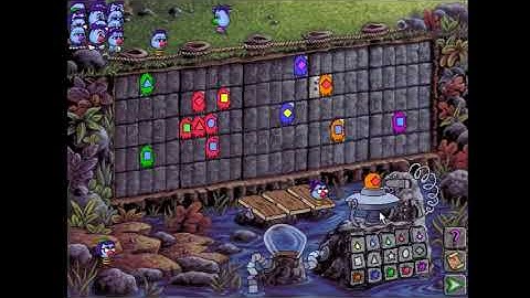Zoombinis - Mudball Wall (Very Very Hard) Algorithmic solution