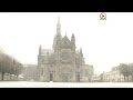 SAINTE-ANNE-D&#39;AURAY | ❄️ ⛪ Neige à la Basilique - Bretagne Télé