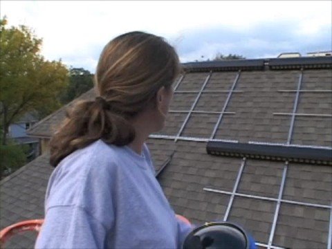 Mounting Solar Collectors on Our Roof