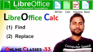 libreoffice calc |libreoffice find option | libreoffice replace option | libreoffice kya hai | lb |