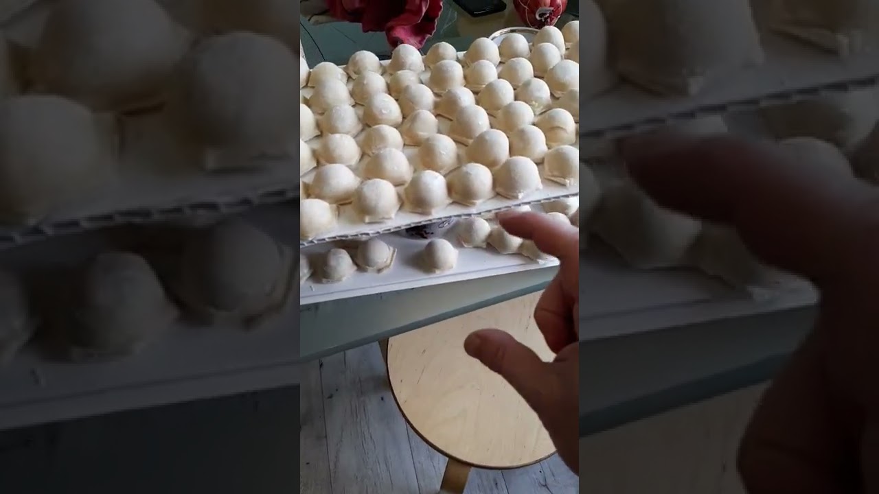 Секрет, как заморозить много пельмений??