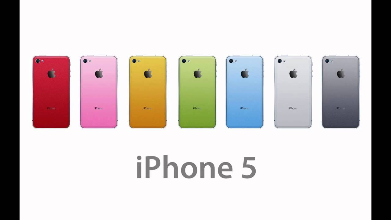 iPhone 5 TV commerical, color concept - YouTube