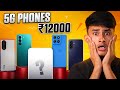 Best 5G Phones Under ₹12,000 in January 2026📱🔥 Performance + Battery Kings!