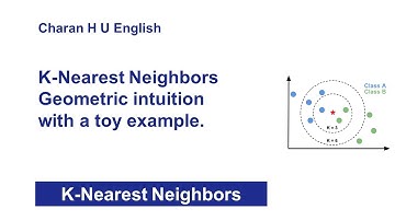 K-Nearest Neighbors Geometric intuition with a toy example