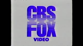 Opening Closing To The Street Fighter 1983 Vhs Cbsfox Video