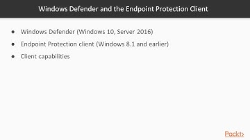 Implemente Configure Manager Features: Endpoint Protection in Configuration Manager| packtpub.com