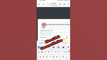 LNMU BA Bcom BSc Sem 2 admit card 2023-27 #lnmu #sem2 #admitcard #live