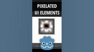 How to Pixelate UI Elements in Godot 4 #godot #gamedev #indiedev