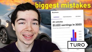My Biggest Turo Mistakes (& First 90 Day Earnings)