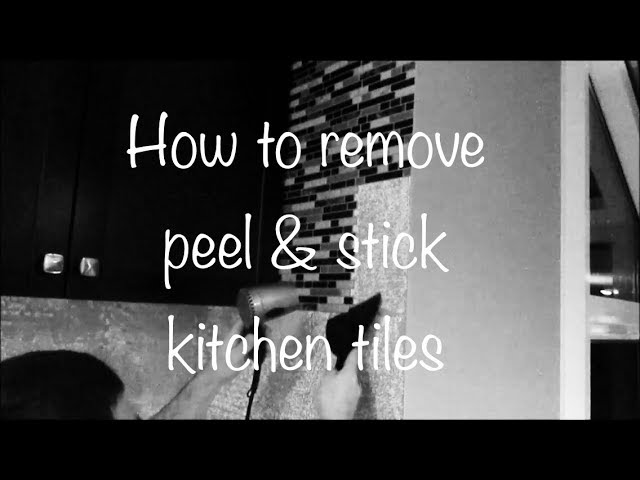 How to Install a Peel and Stick Tiles Backsplash – Step by step