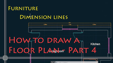 AutoCAD 2D Basics – Tutorial to draw a simple floor plan (Fast and effective!) PART 4