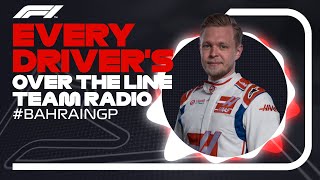 Every Driver's Radio At The End of Their Race! | 2022 Bahrain Grand Prix