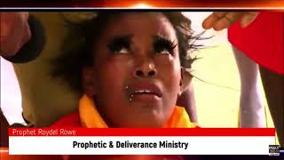 Prophet Roydel Rowe at work removing evil spirit form a woman#jamaica#church #people#shortsvideo