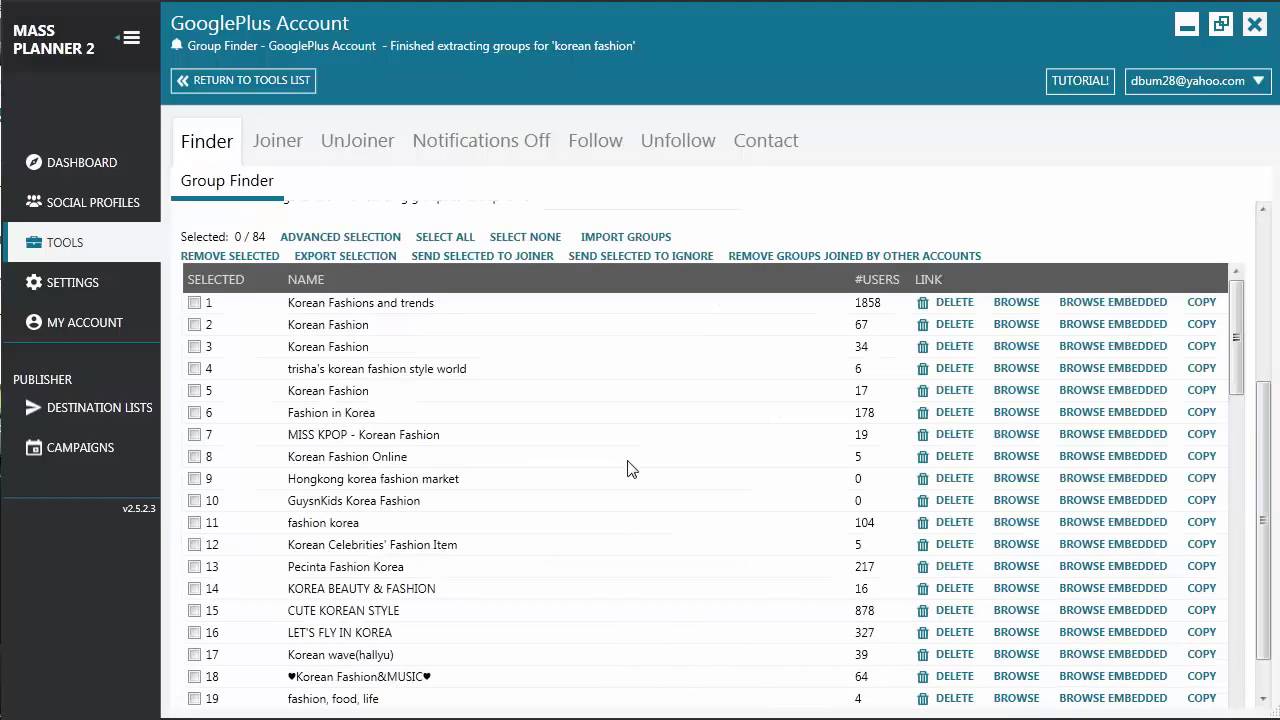 14.  How to use the Group Finder tool in Mass Planner 2