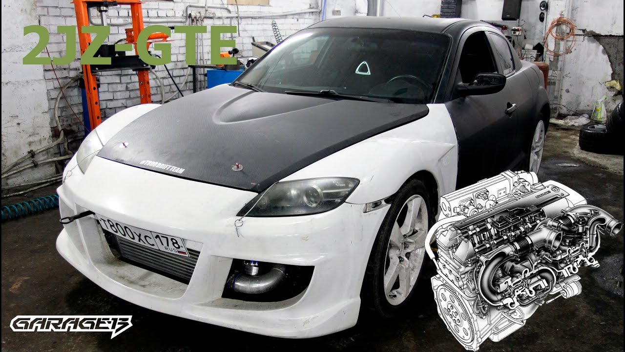 свап mazda rx-8 2jz