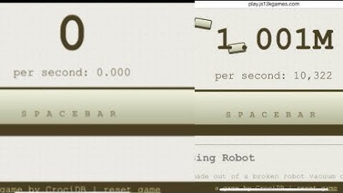 I’M GONNA RULE THE WORLD! Hey everyone, I am playing spacebar clicker & getting to 1 million clicks!