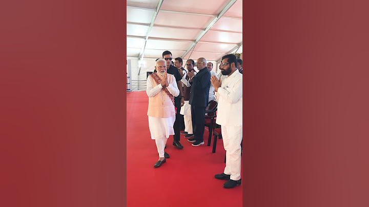 PM Modi receives a grand Welcome in Washim, Maharashtra | #shorts