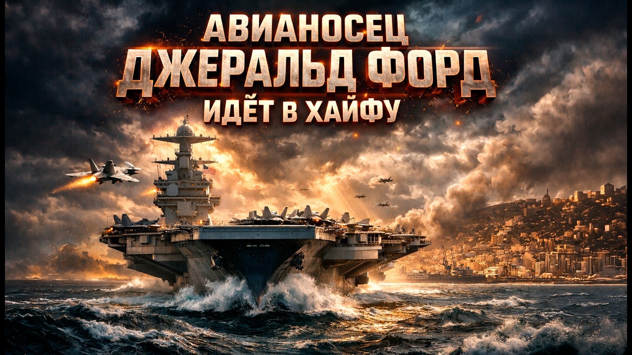 Авианосец Джеральд Форд идет в Хайфу