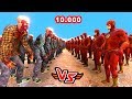 Flash vs 10000 zomb   sper kahramanlar