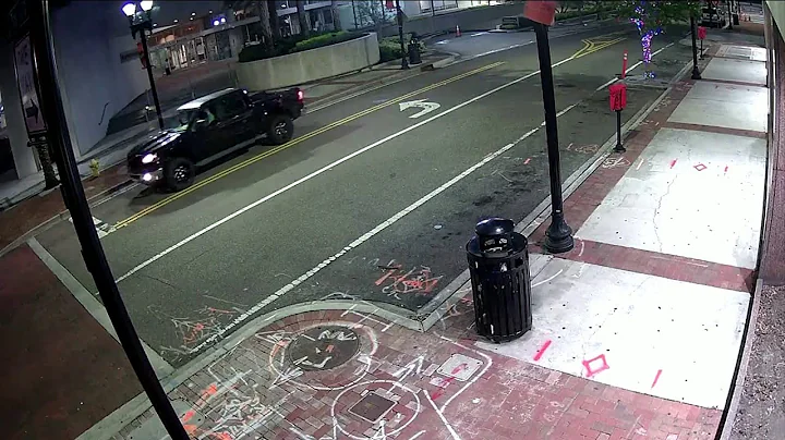 Surveillance video shows driver behind Landing lawn vandalism