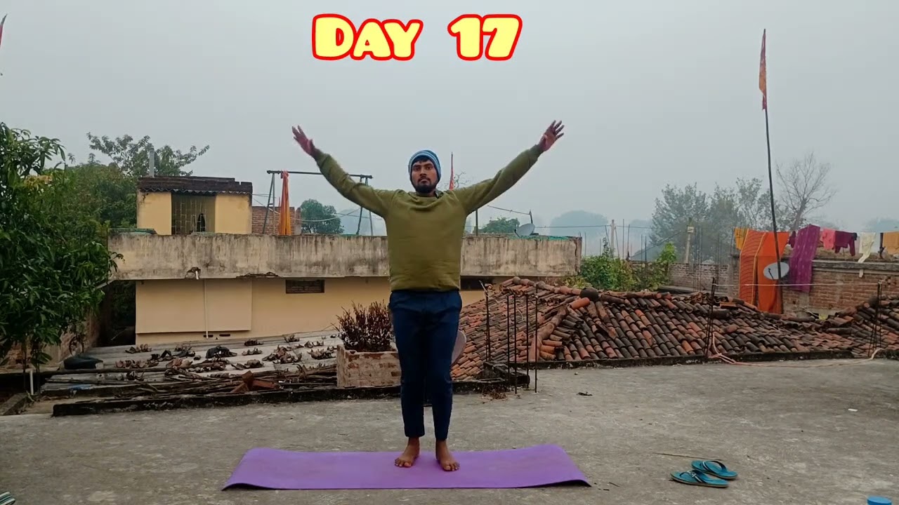 Day 17 | Fat Loss Journey | Today I wore full pants, and I had difficulty doing all the exercises