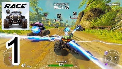 RACE: Rocket Arena Car Extreme - Gameplay Walkthrough Part 1🤩(iOS,Android)