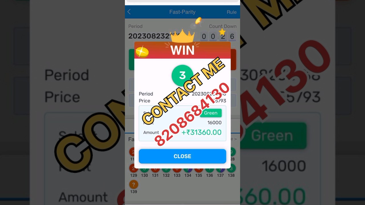 Fastwin Fast Parity Number Trick || Fastwin Parity Game Winning Trick || Fastwin Fast Parity Trick