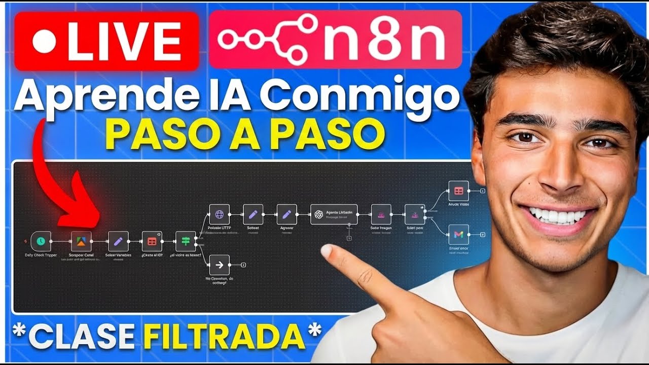 EN VIVO: Creo paso a paso un Sistema IA para Redes Sociales con N8N