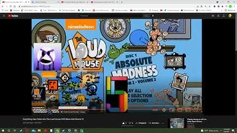 Everything Has Fallen Into The Loud House DVD Menu Add Round 13