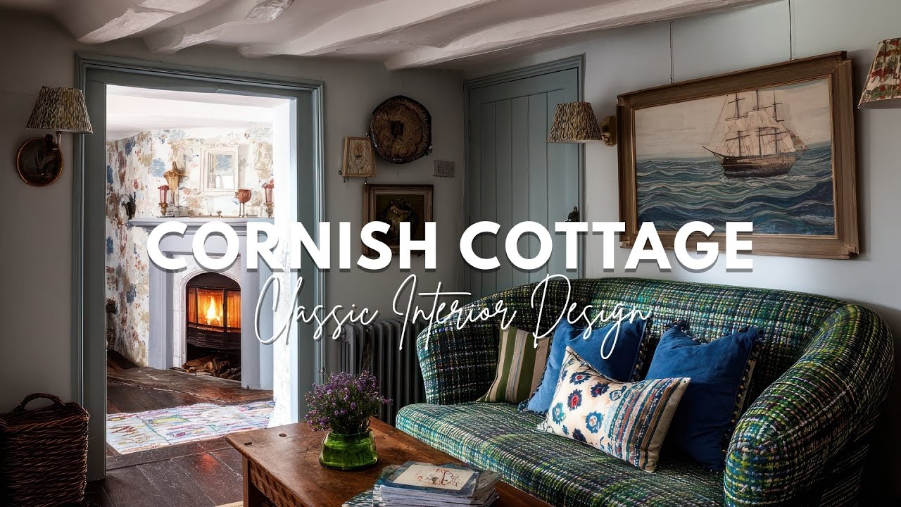 Charming Cornish Cottage Tour | Cozy British Cottage Interiors & Rustic ...