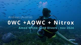 Andreas (Austria) : Open Water + Advanced + Nitrox courses