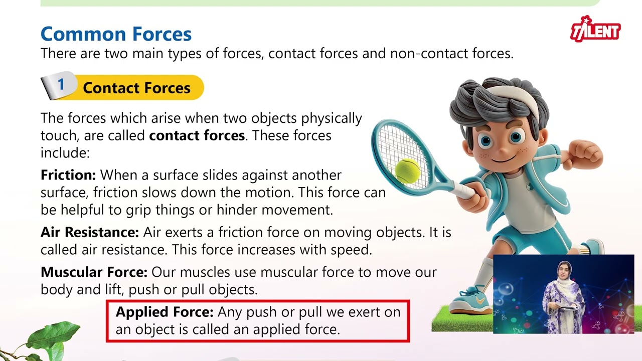 Talent Science 4|Unit 7|Force