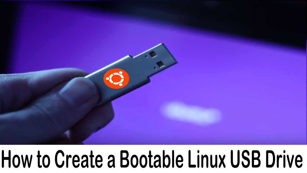 how to make a flash drive bootable linux in windows