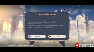FYI Genshin impact 3.2 Version Server maintenance For New maps, Character & Many more (600 Primogem)