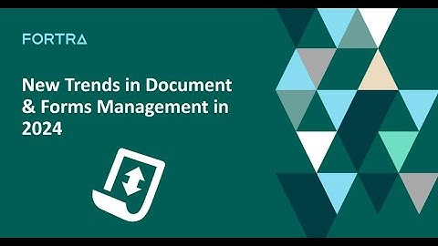 DocM | New Trends in Document and Forms Management
