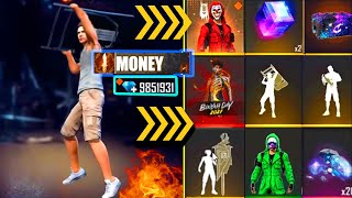 POOR ADAM 👉 BECAME RICH ❤ TRY HIS LUCK 🎁 FREE FIRE