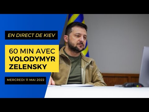60 minutes avec Volodymyr Zelensky - en direct de Kiev